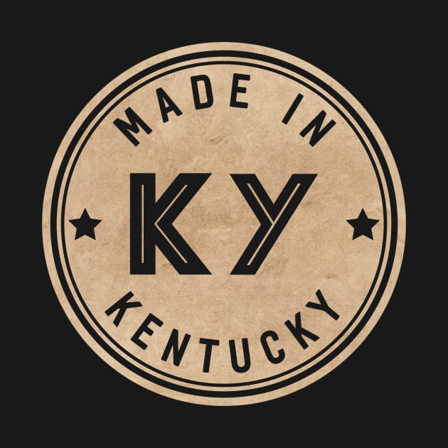 Made In Kentucky KY State USA by Pixel On Fire