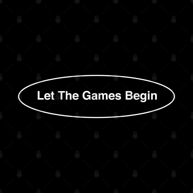 let the game begin by jayaadiprastya