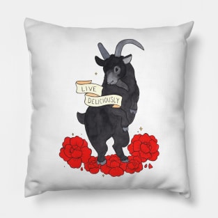 Black Phillip Live Deliciously Pillow