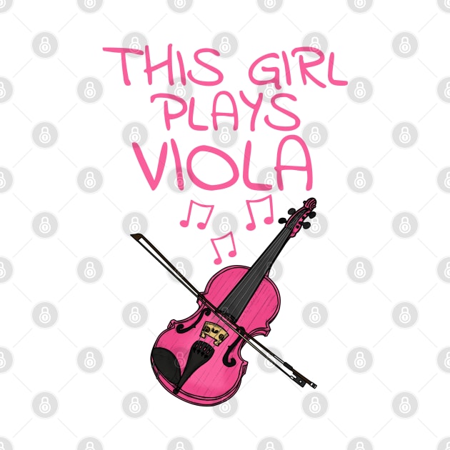 This Girl Plays Viola, Female Violist, String Musician by doodlerob