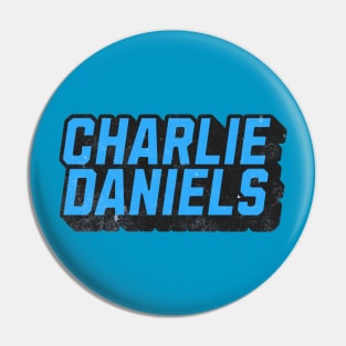 Charlie Under Blue Pin