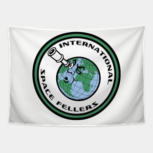 International Space Fellers Logo Tapestry