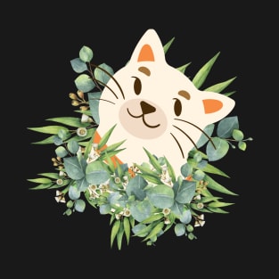 Flower cat! T-Shirt