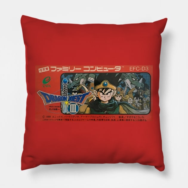 Dragon Quest 3 Pillow by AlphaNerdsUnited