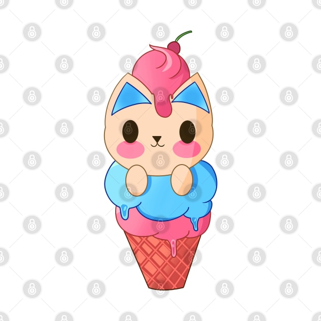 Ice Cream Kitten by Flicker Portraits