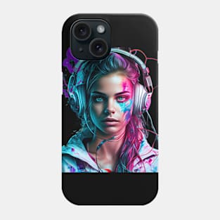 Techno Girl 3 Phone Case