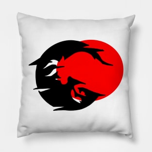 Rage Bull "Black" Pillow