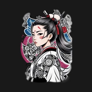 Japanese Geisha inspired tshirt T-Shirt