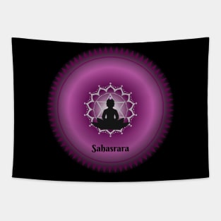 Sahasrara, Crown Chakra. Meditative, Mindfulness. Tapestry