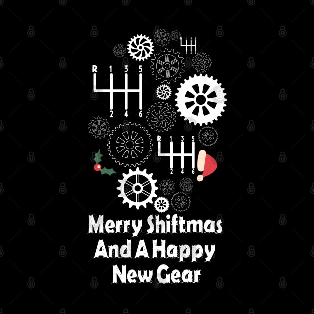 Funny Auto Racing Mechanic Manual Gearbox Christmas Car by DesignHND