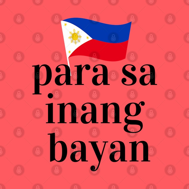 philippines flag: Para sa inang bayan by CatheBelan