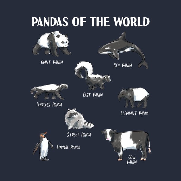 Funny Animals Panda of the World Pun Names for Kids, Men and Women by Arteestic