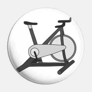 Spin Cycling Bicycle Pin