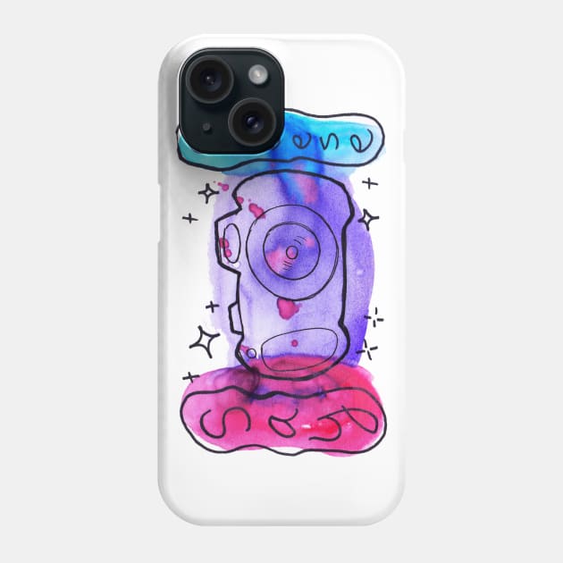 Watercolor Camera Say Cheese Phone Case by saradaboru