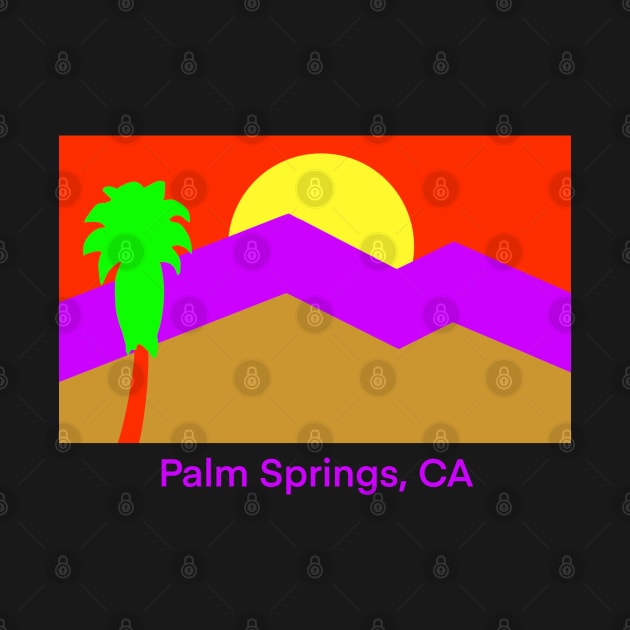 Palm Springs Flag by T Santora