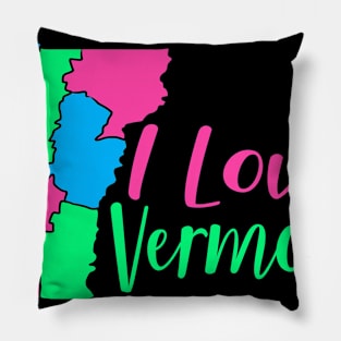 USA State: Vermont Pillow