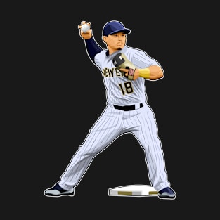 Keston Hiura #29 Double Play T-Shirt