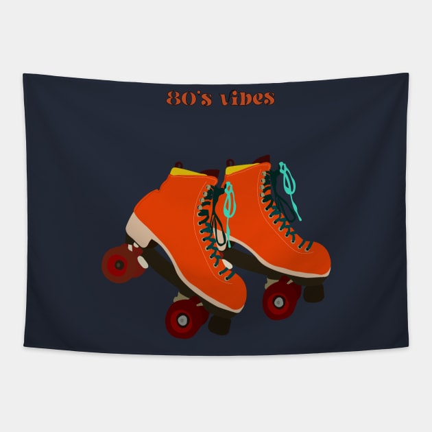 Roller Skate Tapestry by meri00