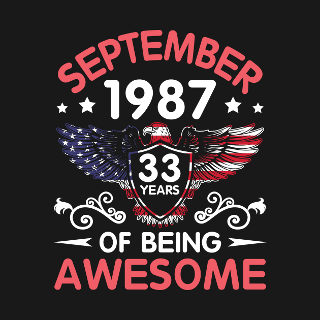 USA Eagle Was Born September 1987 Birthday 33 Years Of Being Awesome by Cowan79