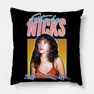Stevie Nicks / 80s Style Retro Aesthetic Style Fan Design Pillow