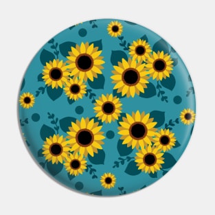 Sunflower Fields Forever Pin