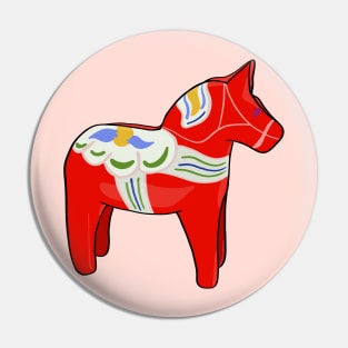 Dalecarlian horse Pin