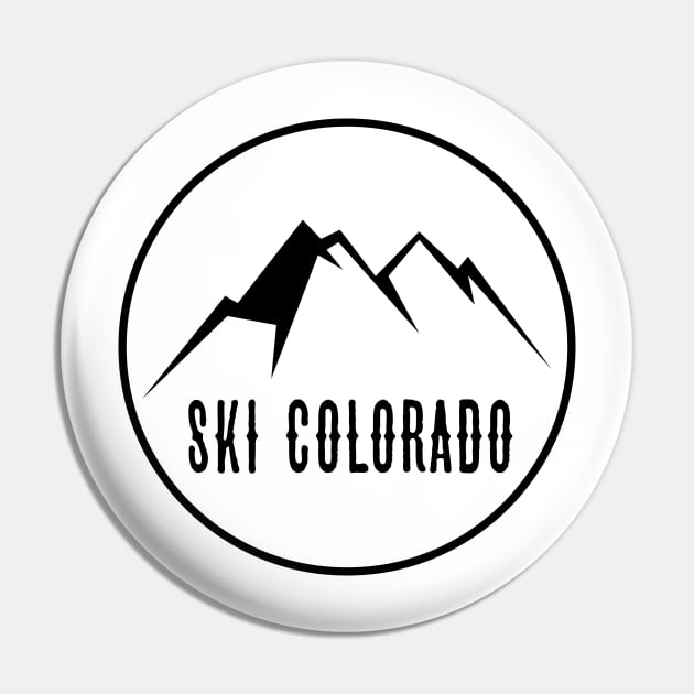 Ski Colorado Pin by HolidayShirts