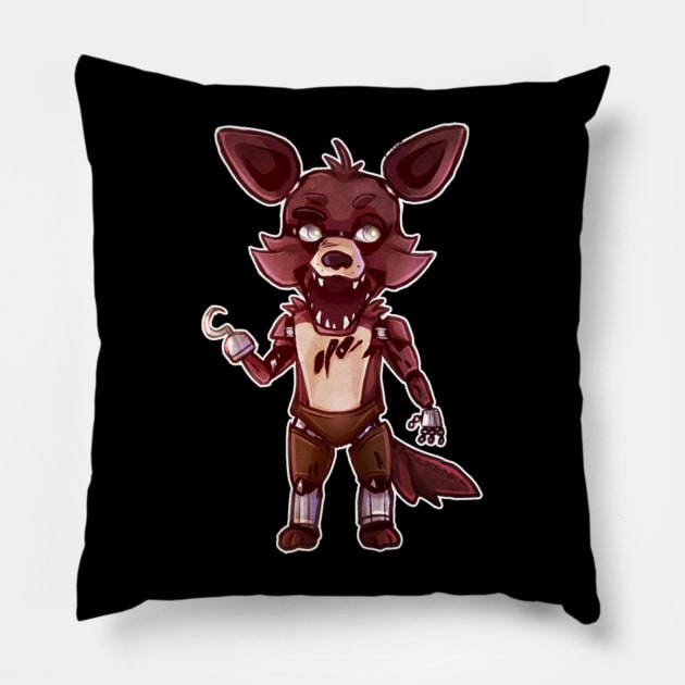 Foxy the Pirate Pillow by Kateastrophe