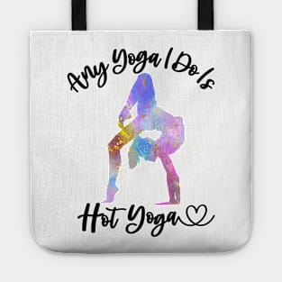 Funny Hot Yoga Mom Yoga Workout Instructor Teacher Yogi Mom Tote