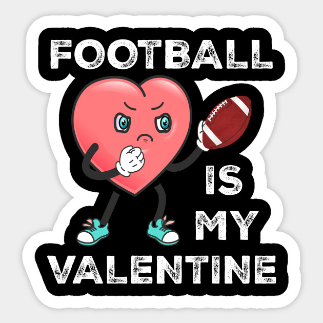 Cute Football Lover Heart Dabbing Valentines Day Boys Gift Shirt