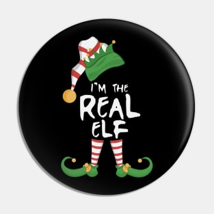 I'm The Real Elf Pin