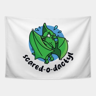 Scared-o-dactyl (on light colors) Tapestry