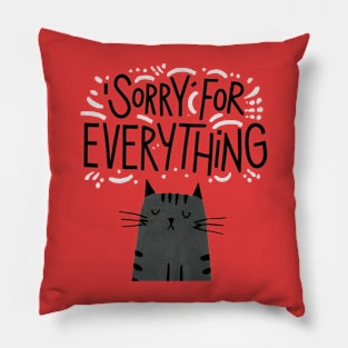 Sorry for everything Pillow