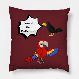 Parrot paintjob Pillow