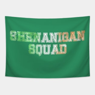 Shenanigan Squad Irish Flag Tapestry