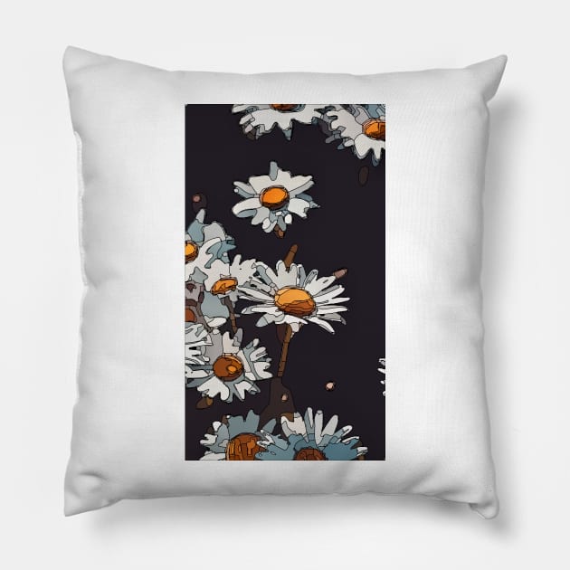 Floral Pattern 3 Pillow by Playful Creatives