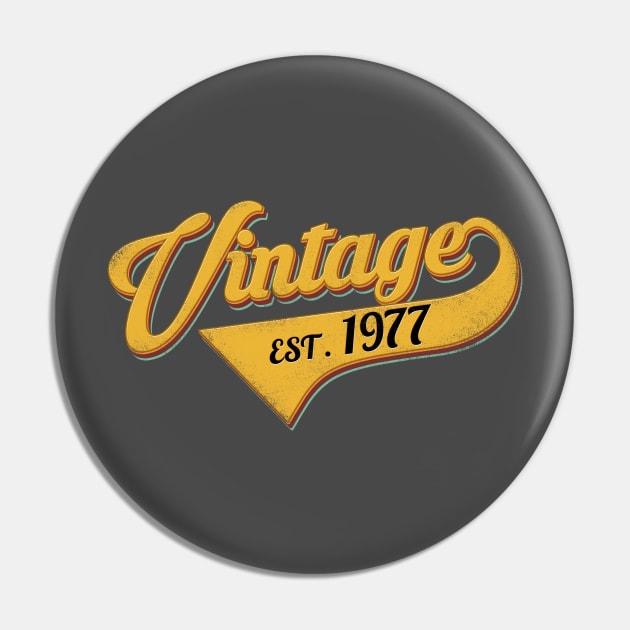 Vintage 1977 Pin by FerMinem