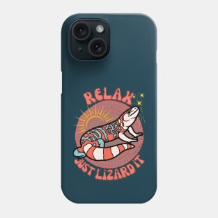 Relax, Just Lizard It - Funny Zen Phone Case