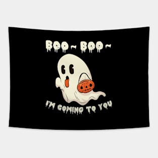 little ghost halloween Tapestry