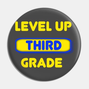 Level Up, Third Grade Pin
