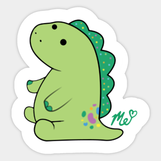 Moriah Elizabeth Moriah Elizabeth Sticker Teepublic Au Learn how to draw a cute dinosaur named cousin derp created by moriah elizabeth easy, step by step drawing tutorial. moriah elizabeth