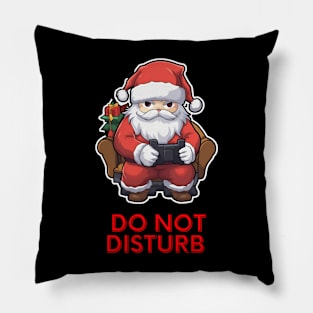 Do Not Disturb Santa Claus Gamer Pillow