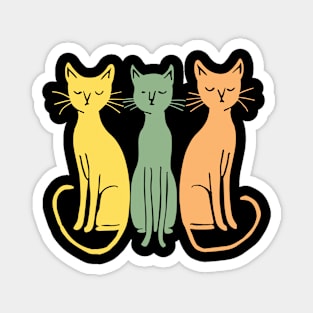 Сolorful cats Magnet