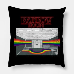 Spend some time in the Rainbow Room Pillow