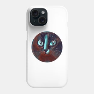 Bright-Eyed mycat, revolution for cats Phone Case