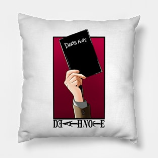 Light Holding Death Note Pillow