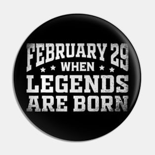 February 29 Birthday Leap Year Cool Leap Day Pin