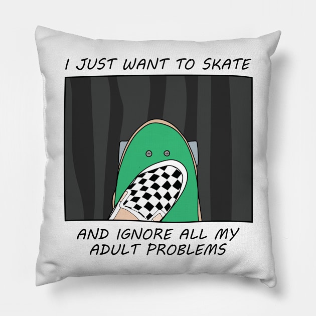 I just want to skate Pillow by abstractsmile