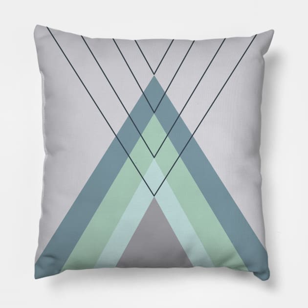 Iglu Mint Pillow by caligrafica