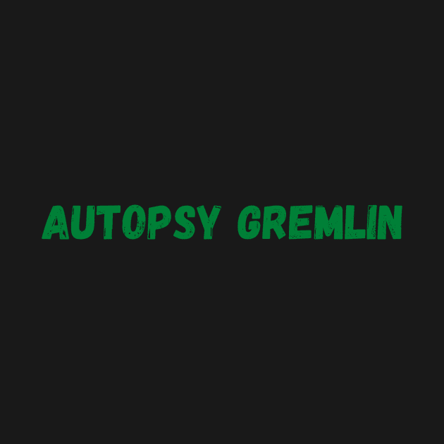 Autopsy Gremlin - NCIS sticker by LukjanovArt